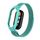 Custodia in metallo integrata per Xiaomi Mi Band 8 + cinturino magnetico milanese (blu Tiffany)