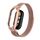 Custodia in metallo integrata per Xiaomi Mi Band 8 + cinturino magnetico milanese (rosa rossa) Custodia in metallo integrata per Xiaomi Mi Band 8 + cinturino magnetico milanese (rosa rossa)