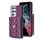 Per Samsung Galaxy S21 Ultra 5G Portafoglio con fibbia in metallo orizzontale Custodia in pelle romboidale (viola scuro) Per Samsung Galaxy S21 Ultra 5G Portafoglio con fibbia in metallo orizzontale Custodia in pelle romboidale (viola scuro)