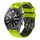 Per Huawei GT2 46mm 22mm Cinturino in silicone bicolore modello calcio (verde + nero) Per Huawei GT2 46mm 22mm Cinturino in silicone bicolore modello calcio (verde + nero)