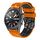 Per Xiaomi Watch Color 22mm Cinturino in silicone bicolore con motivo calcio (arancione + nero) Per Xiaomi Watch Color 22mm Cinturino in silicone bicolore con motivo calcio (arancione + nero)