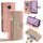 Custodia per telefono in pelle con trama crossbody Litchi per Nokia C10 / C20 (rosa) Custodia per telefono in pelle con trama crossbody Litchi per Nokia C10 / C20 (rosa)