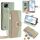 Custodia per telefono in pelle con trama crossbody Litchi per Nokia C21 (verde) Custodia per telefono in pelle con trama crossbody Litchi per Nokia C21 (verde)