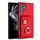 Per Samsung Galaxy S22 Ultra 5G Custodia per telefono in PU con supporto ad anello per porta tessere (rosso) Per Samsung Galaxy S22 Ultra 5G Custodia per telefono in PU con supporto ad anello per porta tessere (rosso)