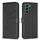 Per Samsung Galaxy S22+ 5G Custodia per telefono in pelle goffrata a quattro foglie (nera) Per Samsung Galaxy S22+ 5G Custodia per telefono in pelle goffrata a quattro foglie (nera)