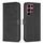 Custodia per telefono in pelle goffrata a quattro foglie per Samsung Galaxy S22 Ultra 5G (nera) Custodia per telefono in pelle goffrata a quattro foglie per Samsung Galaxy S22 Ultra 5G (nera)