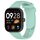Per cinturino in silicone liquido a tinta unita per Redmi Watch 4 (verde)