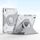 Custodia per tablet in pelle intelligente con rotazione a forma di X per iPad Pro 11 2022/2021/2020 (grigio) Custodia per tablet in pelle intelligente con rotazione a forma di X per iPad Pro 11 2022/2021/2020 (grigio)