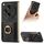 Per OPPO Find N3 Custodia per telefono a portafoglio multi-card con anello retro skin-feel (nero) Per OPPO Find N3 Custodia per telefono a portafoglio multi-card con anello retro skin-feel (nero)