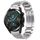 Per Huawei Watch GT2 46mm / Orologio GT cinturino pieghevole in acciaio inossidabile con fibbia pieghevole a forma di H (argento)
