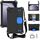 Per Samsung Galaxy Tab A9 8.7 X110/X115 Custodia per tablet PC ibrida EVA a nido d'ape con cinturino (nero + blu) Per Samsung Galaxy Tab A9 8.7 X110/X115 Custodia per tablet PC ibrida EVA a nido d'ape con cinturino (nero + blu)