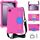 Per Samsung Galaxy Tab A9 8.7 X110/X115 Custodia per tablet PC ibrida EVA a nido d'ape con cinturino (rosa rossa + blu) Per Samsung Galaxy Tab A9 8.7 X110/X115 Custodia per tablet PC ibrida EVA a nido d'ape con cinturino (rosa rossa + blu)