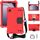 Per Samsung Galaxy Tab A9 8.7 X110/X115 Custodia per tablet PC ibrida EVA a nido d'ape con cinturino (rosso + nero) Per Samsung Galaxy Tab A9 8.7 X110/X115 Custodia per tablet PC ibrida EVA a nido d'ape con cinturino (rosso + nero)