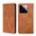 Per Xiaomi 14 Custodia per telefono in pelle magnetica Skin Feel (marrone chiaro) Per Xiaomi 14 Custodia per telefono in pelle magnetica Skin Feel (marrone chiaro)
