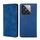 Custodia magnetica in pelle per Xiaomi 14 Pro Skin Feel (blu)