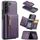 Custodia per telefono in pelle staccabile con cerniera multischeda per Samsung Galaxy S22+ DG.MING serie M5 (viola) Custodia per telefono in pelle staccabile con cerniera multischeda per Samsung Galaxy S22+ DG.MING serie M5 (viola)