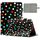 Custodia per tablet in pelle con motivo a pois da 8 pollici (punto colorato nero) Custodia per tablet in pelle con motivo a pois da 8 pollici (punto colorato nero)