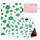 Custodia per tablet in pelle con motivo a pois da 8 pollici (punto bianco verde) Custodia per tablet in pelle con motivo a pois da 8 pollici (punto bianco verde)