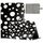 Custodia per tablet in pelle con motivo a pois da 8 pollici (punto bianco nero) Custodia per tablet in pelle con motivo a pois da 8 pollici (punto bianco nero)