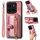 Per Xiaomi 14 Pro Custodia per telefono con retro in pelle a portafoglio con cinturino incrociato retrò (rosa) Per Xiaomi 14 Pro Custodia per telefono con retro in pelle a portafoglio con cinturino incrociato retrò (rosa)