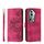 Per OPPO Reno 11 Pro Custodia per telefono in pelle con fiori in rilievo con sensazione di pelle (vino rosso) Per OPPO Reno 11 Pro Custodia per telefono in pelle con fiori in rilievo con sensazione di pelle (vino rosso)