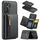 Per Samsung Galaxy S23 FE 5G DG.MING Serie M5 Custodia per telefono in pelle staccabile con cerniera RFID multi card (Nero) Per Samsung Galaxy S23 FE 5G DG.MING Serie M5 Custodia per telefono in pelle staccabile con cerniera RFID multi card (Nero)