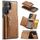 Per Samsung Galaxy S22 Ultra DG.MING Serie M5 Custodia per telefono in pelle staccabile con cerniera RFID multi card (marrone) Per Samsung Galaxy S22 Ultra DG.MING Serie M5 Custodia per telefono in pelle staccabile con cerniera RFID multi card (marrone)