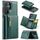 Per Samsung Galaxy S22 Ultra DG.MING Serie M5 Custodia per telefono in pelle staccabile con cerniera RFID multi card (verde) Per Samsung Galaxy S22 Ultra DG.MING Serie M5 Custodia per telefono in pelle staccabile con cerniera RFID multi card (verde)