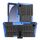 Per Samsung Galaxy Tab A9 Custodia in TPU con texture per pneumatici + custodia per tablet PC con supporto (blu) Per Samsung Galaxy Tab A9 Custodia in TPU con texture per pneumatici + custodia per tablet PC con supporto (blu)