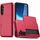 Custodia per telefono antiurto per Samsung Galaxy S24+ 5G con slot per schede (rosso) Custodia per telefono antiurto per Samsung Galaxy S24+ 5G con slot per schede (rosso)