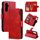 Per Samsung Galaxy S24+ 5G Tri-Fold 9-Card Portafogli Custodia in pelle per telefono(Rosso) Per Samsung Galaxy S24+ 5G Tri-Fold 9-Card Portafogli Custodia in pelle per telefono(Rosso)