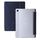 Per Samsung Galaxy Tab A9 Custodia per tablet in pelle con deformazione acrilica trasparente (blu scuro) Per Samsung Galaxy Tab A9 Custodia per tablet in pelle con deformazione acrilica trasparente (blu scuro)