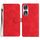 Custodia per telefono in pelle con motivo floreale in rilievo per Honor 90 (rossa) Custodia per telefono in pelle con motivo floreale in rilievo per Honor 90 (rossa)
