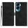Custodia per cellulare in pelle con motivo a farfalla con fiore per Honor 90 Lite (nera) Custodia per cellulare in pelle con motivo a farfalla con fiore per Honor 90 Lite (nera)