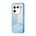Per vivo iQOO 12 Pro Custodia per telefono elettrolitico in polvere glitter sfumata (blu)