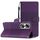 Custodia per cellulare in pelle con effetto pelle goffrata per Honor 90 Pro (viola) Custodia per cellulare in pelle con effetto pelle goffrata per Honor 90 Pro (viola)