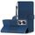 Custodia per telefono in pelle con sensazione di pelle goffrata per Honor 90 Pro (blu scuro) Custodia per telefono in pelle con sensazione di pelle goffrata per Honor 90 Pro (blu scuro)