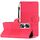Custodia per telefono in pelle con sensazione di pelle goffrata per Honor 90 Pro Diamond (rossa) Custodia per telefono in pelle con sensazione di pelle goffrata per Honor 90 Pro Diamond (rossa)