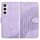 Per Samsung Galaxy S24+ 5G YX0060 Custodia in pelle per telefono con testa di elefante in rilievo con cordino (viola chiaro) Per Samsung Galaxy S24+ 5G YX0060 Custodia in pelle per telefono con testa di elefante in rilievo con cordino (viola chiaro)