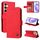 Custodia per telefono in pelle con bottoni in metallo Skin Feel Life Tree per Honor X50i+(Rosso) Custodia per telefono in pelle con bottoni in metallo Skin Feel Life Tree per Honor X50i+(Rosso)