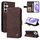 Custodia per telefono in pelle con bottoni in metallo Skin Feel Life Tree per Honor X50i+ (marrone) Custodia per telefono in pelle con bottoni in metallo Skin Feel Life Tree per Honor X50i+ (marrone)