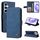 Per Honor X50i+ Custodia per telefono in pelle con bottoni in metallo Skin Feel Life Tree (blu) Per Honor X50i+ Custodia per telefono in pelle con bottoni in metallo Skin Feel Life Tree (blu)