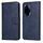 Custodia per telefono in pelle flip con texture classica in vitello per Honor 100 Pro (blu) Custodia per telefono in pelle flip con texture classica in vitello per Honor 100 Pro (blu)