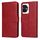 Custodia per telefono in pelle flip con texture classica in vitello per Honor 100 (rossa) Custodia per telefono in pelle flip con texture classica in vitello per Honor 100 (rossa)