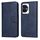 Custodia per telefono in pelle flip con texture classica in vitello per Honor 100 (blu) Custodia per telefono in pelle flip con texture classica in vitello per Honor 100 (blu)