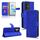 Custodia per telefono in pelle con vibrazione magnetica per Honor 100 5G Skin Feel (blu) Custodia per telefono in pelle con vibrazione magnetica per Honor 100 5G Skin Feel (blu)