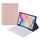 Per Samsung Galaxy Tab S9 FE+ Custodia in pelle con tastiera Bluetooth con cappuccio quadrato e slot per penna (oro rosa) Per Samsung Galaxy Tab S9 FE+ Custodia in pelle con tastiera Bluetooth con cappuccio quadrato e slot per penna (oro rosa)