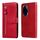 Custodia per cellulare in pelle con cerniera alla moda per Honor 100 Pro (rossa) Custodia per cellulare in pelle con cerniera alla moda per Honor 100 Pro (rossa)