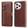 Custodia per cellulare in pelle con cerniera alla moda per Honor X50i+ (marrone) Custodia per cellulare in pelle con cerniera alla moda per Honor X50i+ (marrone)