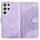 Per Samsung Galaxy S21 Ultra 5G YX0060 Custodia in pelle per telefono con testa di elefante in rilievo con cordino (viola chiaro) Per Samsung Galaxy S21 Ultra 5G YX0060 Custodia in pelle per telefono con testa di elefante in rilievo con cordino (viola chiaro)